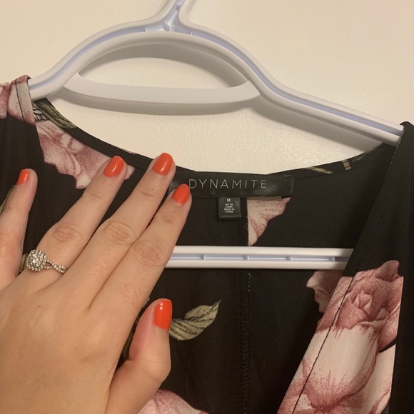 Floral flowy chiffon dress - Picture 3 of 4